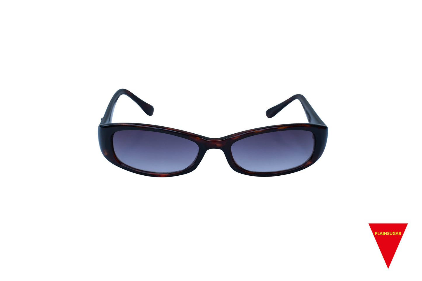 90's Cat Eye Sunglasses, Tortoise Thin Style Thick Plastic Frame, Optical Quality Metal Reinforced Glasses, Original Unworn Vintage