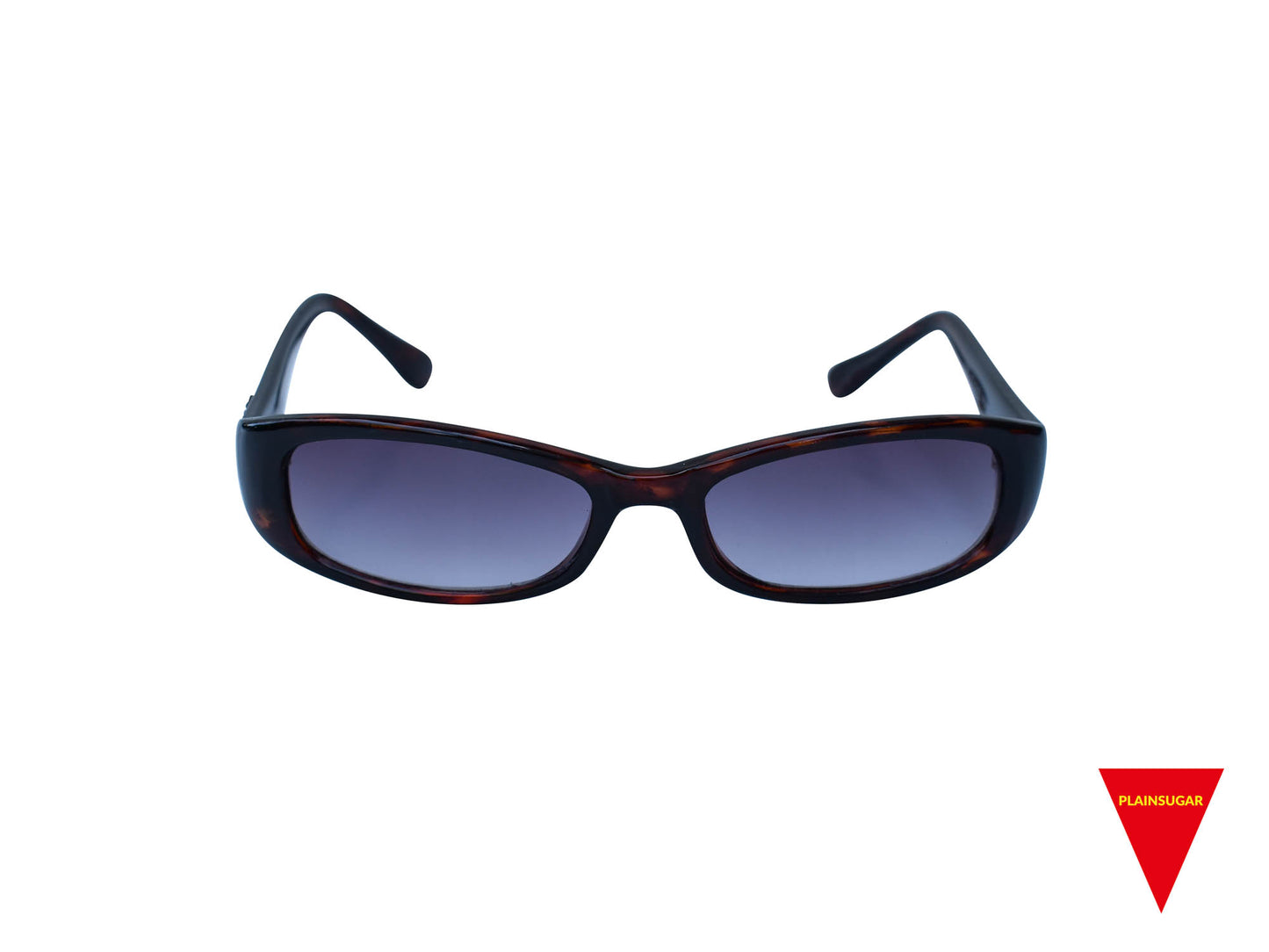 90's Cat Eye Sunglasses, Tortoise Thin Style Thick Plastic Frame, Optical Quality Metal Reinforced Glasses, Original Unworn Vintage