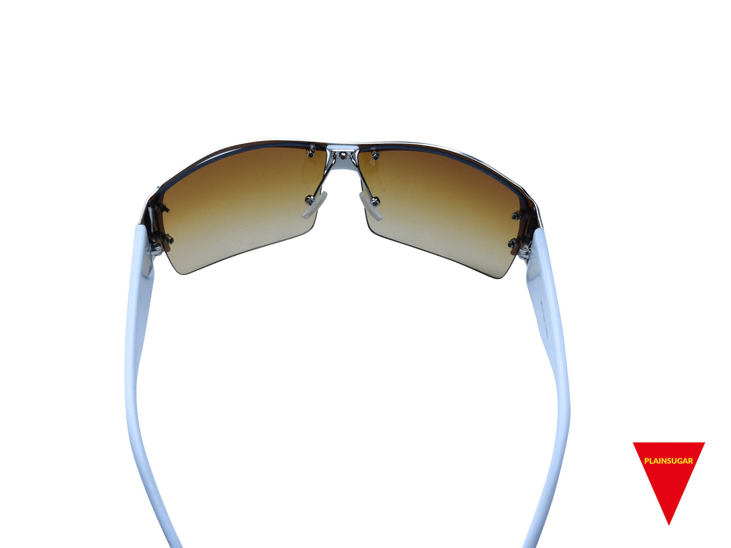 90's Aviator Sunglasses, Large Square Frame with Brown Lenses, Original Unworn Vintage