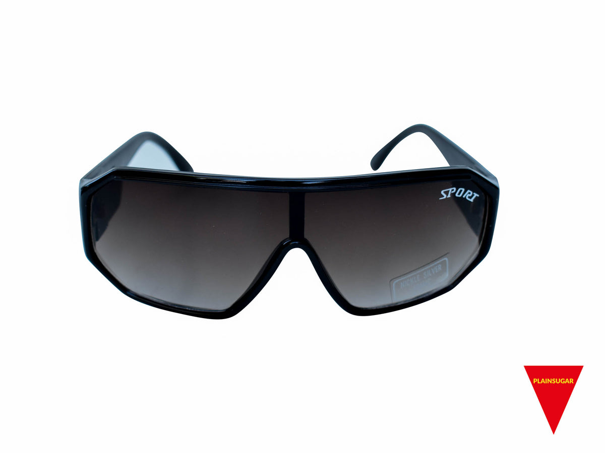 NWT Vintage 80\'s Plastic Lady Fashion Sunglasses (S.Black) 80s Rhinestone Women main image 3